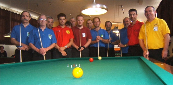 Les joueurs de la zone Ouest rassembls  Brest.
