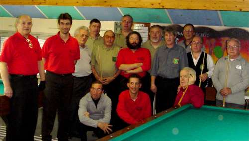 Les 16 joueurs de cette phase finale  l'ASPTT P.L. Caudan